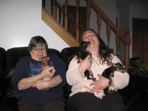 mom and s meet pups